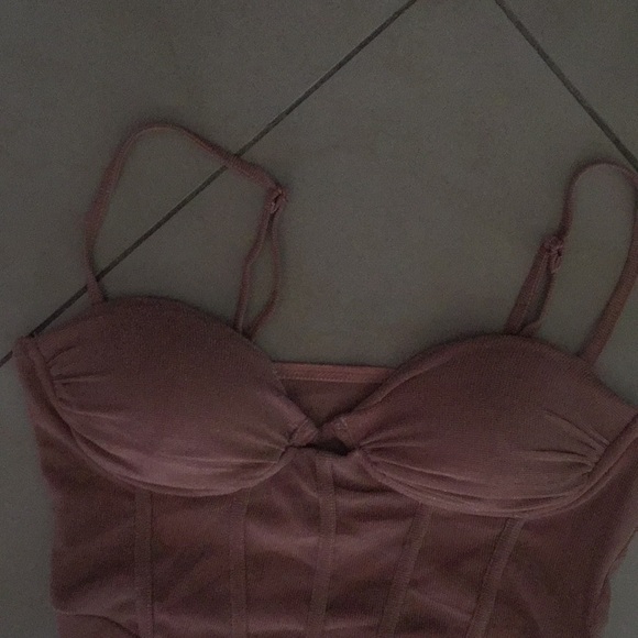 Sparkly apricot color body con dress small - Picture 3 of 10